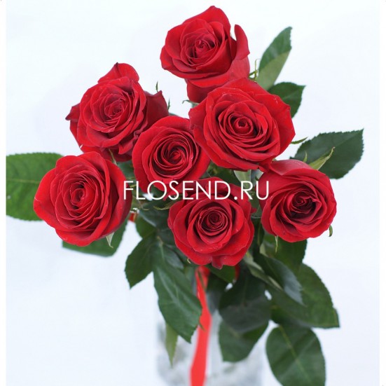 Букет «7 красных роз» - фото 2